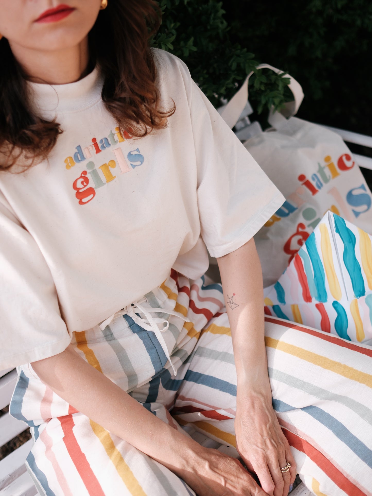 Adriatic Girl Natural Raw T-shirt